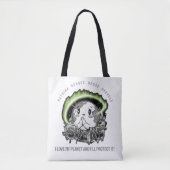 Tote Bag Rethink Reduce Reuse Recycle Save Earth (Devant)