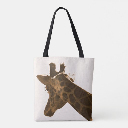Tote Bag Reticuler profil Giraffe (Dos)