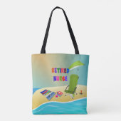 Tote Bag Rétired Nurse (Dos)