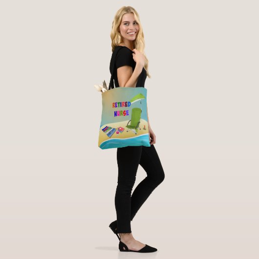 Tote Bag Rétired Nurse (Sur le modèle)