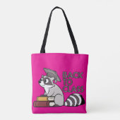 Tote Bag Retour à la classe 2025 Raccoon Design (Dos)