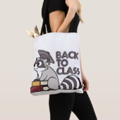 Tote Bag Retour à la classe 2025 Raccoon Design (De près)