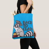 Tote Bag Retour à la classe 2025 Raccoon Design (De près)