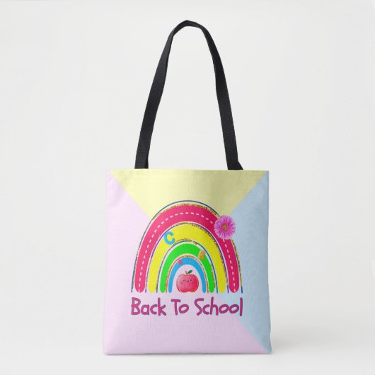 Tote Bag Retour À L'École (Devant)
