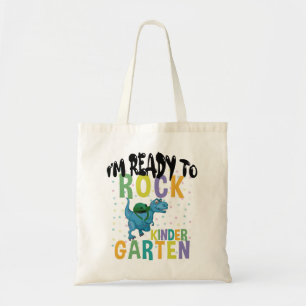 Tote Bag Retour à l'école Je suis prêt à rocker Préscolaire