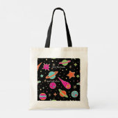 Tote Bag Retour À L'École Space Rocket Nom du Motif (Dos)
