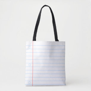 Tote Bag Retour au Bloc-notes du Carnet scolaire
