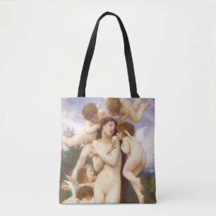 Tote Bag Retour du printemps (Le Printemps) par Bouguereau