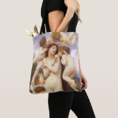 Tote Bag Retour du printemps (Le Printemps) par Bouguereau (De près)
