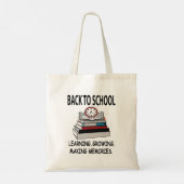 Tote Bag Retourner À L'École Étudiant Enseignant (Dos)