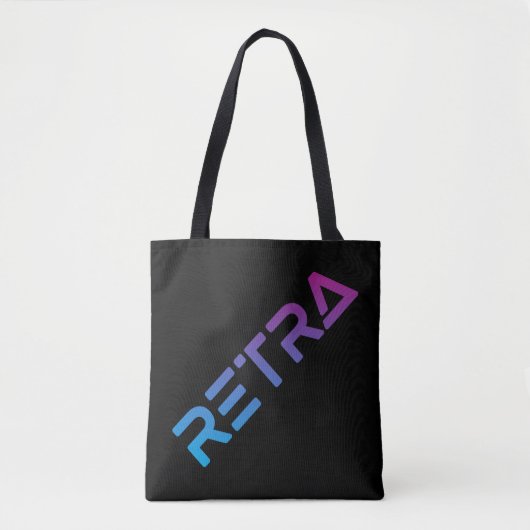 Tote Bag Retra de dégradé (Devant)