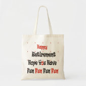 Tote Bag retraite (Devant)