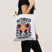 Tote Bag Retraité 2026 plus mon problème (De près)