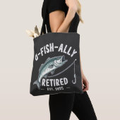 Tote Bag Retraité à la retraite à l'est 2025 Fisher Papa Re (De près)