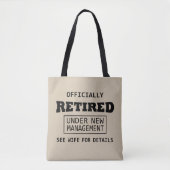 Tote Bag retraité officiellement sous la nouvelle direction (Devant)