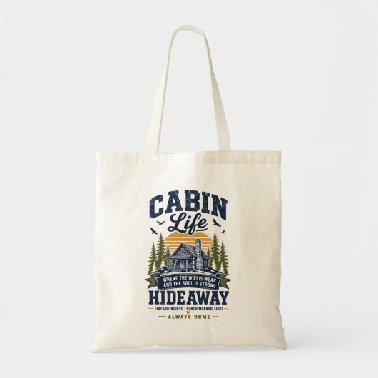 Tote Bag Retraite Vie de Cabane (Devant)