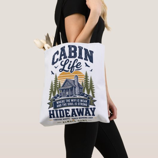 Tote Bag Retraite Vie de Cabane (De près)