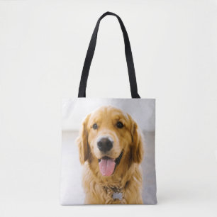 Tote Bag Retriever d'or souriant