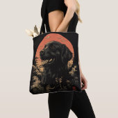 Tote Bag Rétrificateur noir placé (De près)