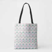 Tote Bag Retro 1950s Atomic Starburst & Orbiting Atoms (Devant)