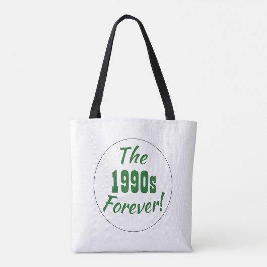 Tote Bag Retro 1990 Forever Décennie (Dos)