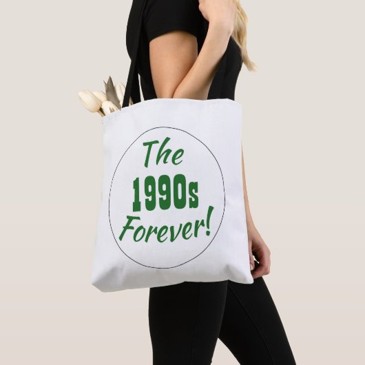 Tote Bag Retro 1990 Forever Décennie (De près)