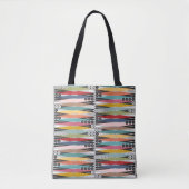 Tote Bag Retro âge atomique jacquet (Devant)