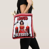 Tote Bag Rétro Aimée et Bénie Pin-Up (De près)