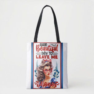Tote Bag Retro American Pinup_ C'est une belle journée
