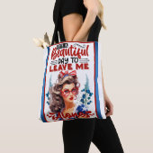 Tote Bag Retro American Pinup_ C'est une belle journée (De près)