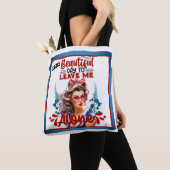 Tote Bag Retro American Pinup_ C'est une belle journée (De près)