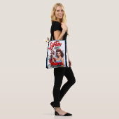 Tote Bag Retro American Pinup_ Sorta Sweet Sorta Savage (Sur le modèle)