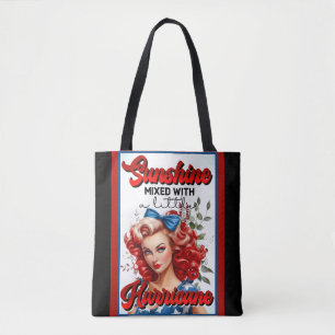 Tote Bag Retro American Pinup_ Sunshine Mixte