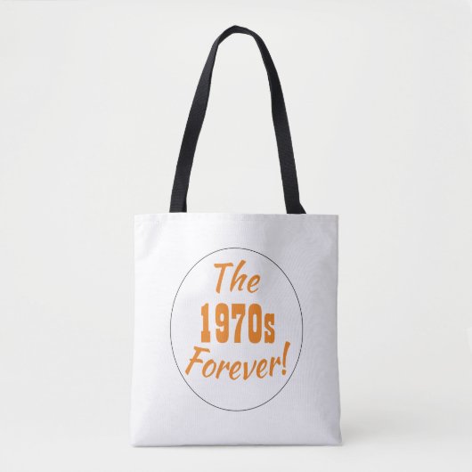 Tote Bag Rétro Années 70 Forever (Devant)