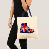 Tote Bag Rétro art de bruit de botte des anglais de regard (Devant (produit))