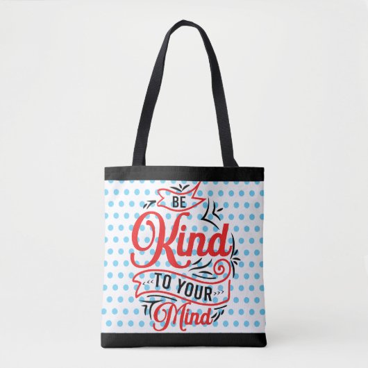 Tote Bag Retro Be Kind (Devant)
