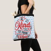 Tote Bag Retro Be Kind (De près)