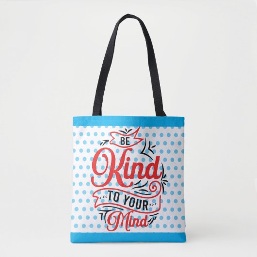 Tote Bag Retro Be Kind (Devant)