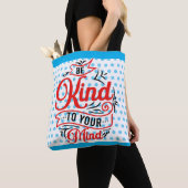 Tote Bag Retro Be Kind (De près)