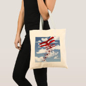 Tote Bag Rétro biplan (Devant (produit))
