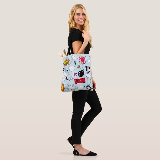 Tote Bag Retro Comic Explosion Pop Art