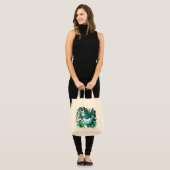Tote Bag Rétro conception de papillon (Devant (modèle))