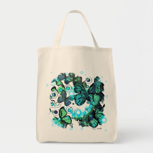 Tote Bag Rétro conception de papillon (Devant)