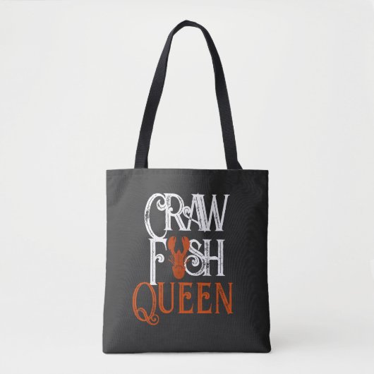 Tote Bag Rétro Crawfish Queen Seafood (Devant)