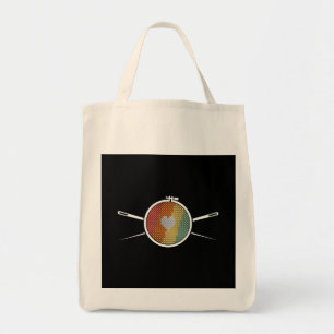 Tote Bag Retro Cross Stich