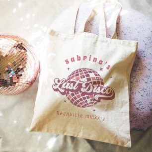 Tote Bag Retro Dernière Disco Bachelorette Party