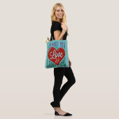 Tote Bag Retro Design de texte : FAITES CE QUE VOUS AIMEZ . (Sur le modèle)