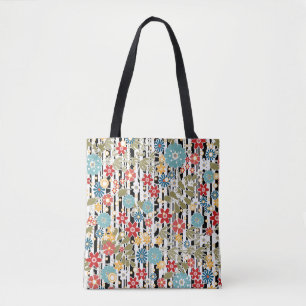 Tote Bag Rétro, floral rétro