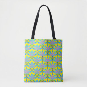 Tote Bag Retro Floral Series Jaune