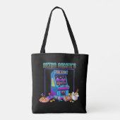 Tote Bag Retro Gamer's Fuel & Fun | Arcade Pixel Art 8-Bit (Dos)